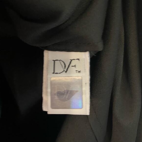 Diane Von Furstenberg Silk Blue Fleurette Leopard Print Dress Size 4 Lightweight - Picture 9 of 16